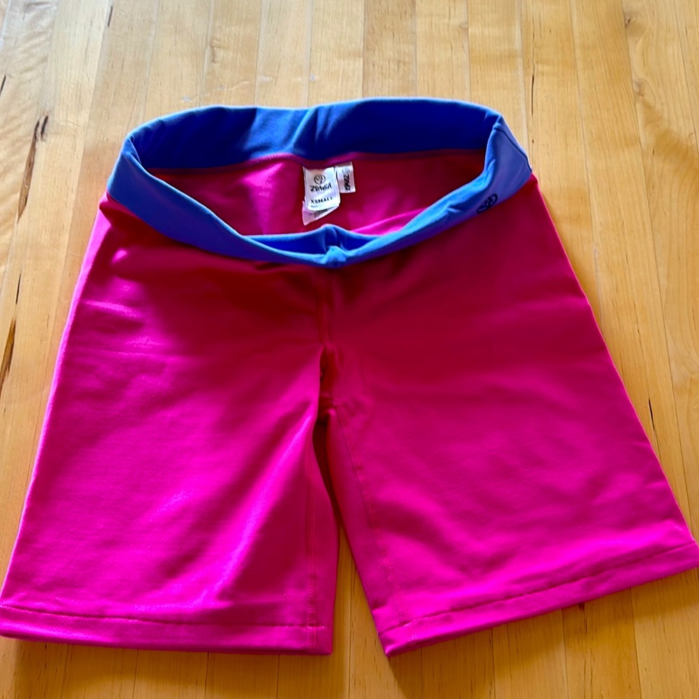 Leggings cut into shorts